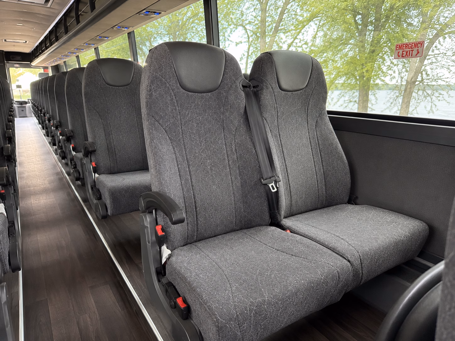 ypsilanti charter bus rental interior