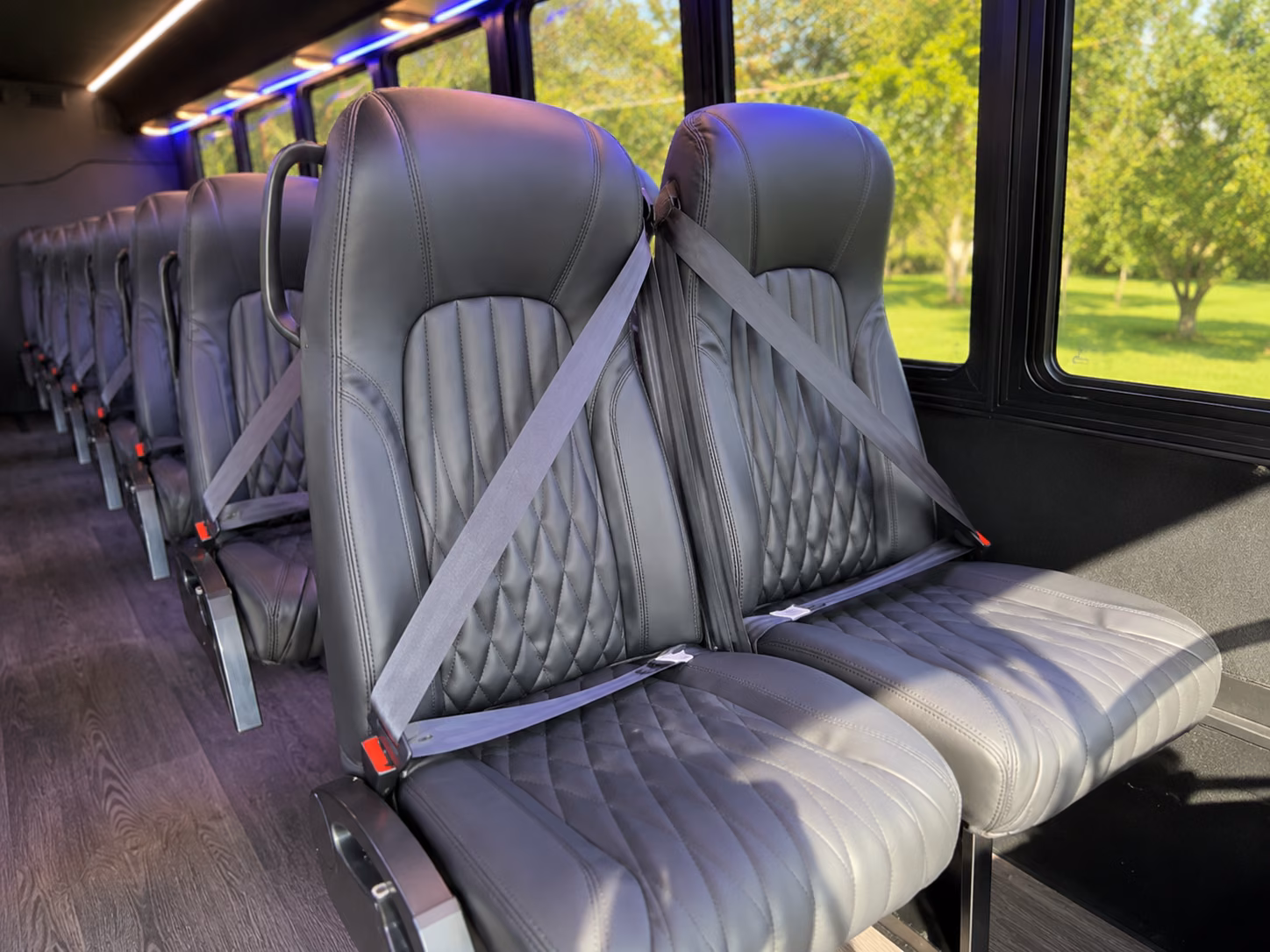 ypsilanti corporate event transportation onboard seating